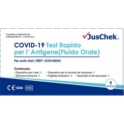 TEST ANTIGENICO SALIVARE RAPIDO COVID-19 AUTODIAGNOSTICO SARS-COV-2