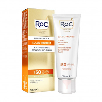 ROC SOLEIL PROTECT FLUIDO VISO LEVIGANTE ANTI-RUGHE SPF50+ 50ML