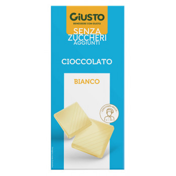 GIUSTO SENZA ZUCCHERO CIOCCOLATO BIANCO 85 G