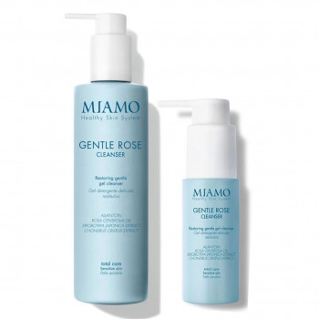 MIAMO TOTAL CARE DUO GENTLE ROSE CLEANSER 250ML + TRAVEL SIZE 50ML