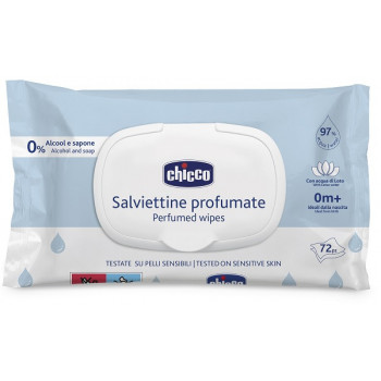 CHICCO SALVIETTINE DETERGENTI SENZA PROFUMO 72 SALVIETTE