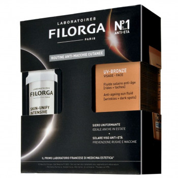 FILORGA COFANETTO SOLARE SKIN UNIFY INTENSIVE + UV BRONZE FACE SPF50+