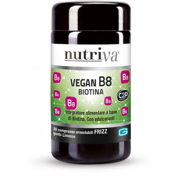 NUTRIVA VEGAN B8 FIZZ 30 COMPRESSE LIMONE