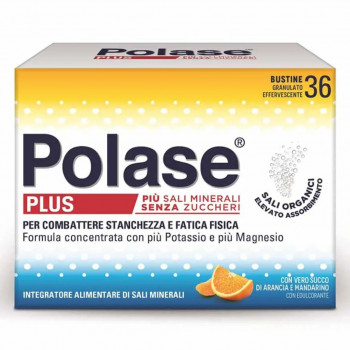 POLASE PLUS PIÙ MAGNESIO E POTASSIO INTEGRATORE ARANCIA 36BST