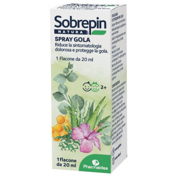 SOBREPIN NATURA SPRAY GOLA CON ESTRATTI NATURALI TOSSE E GOLA 20ML