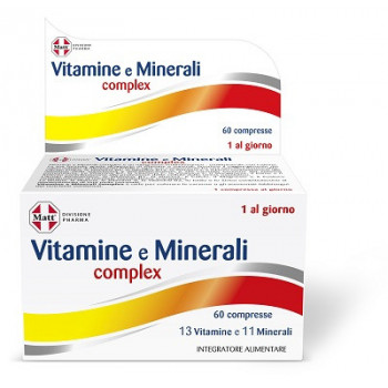 MATT DIVISIONE PHARMA VITAMINE E MINERALI COMPLEX 60 COMPRESSE