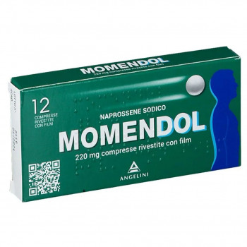 ANGELINI MOMENDOL 220MG ANTIDOLORIFICO 12 COMPRESSE RIVESTITE