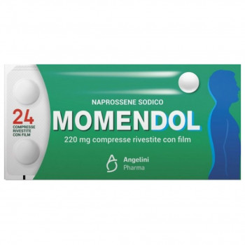 ANGELINI MOMENDOL 220MG ANTIDOLORIFICO 24 COMPRESSE RIVESTITE