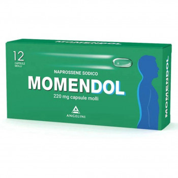 ANGELINI MOMENDOL 220MG ANTIDOLORIFICO 12 CAPSULE MOLLI