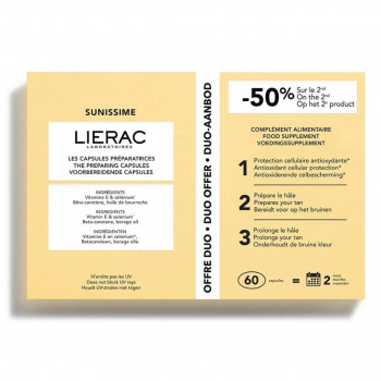 LIERAC SUNISSIME CAPSULE PREPARATRICI DUO 60 CAPSULE