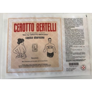 CEROTTO BERTELLI 96,5 MG CEROTTO MEDICATO