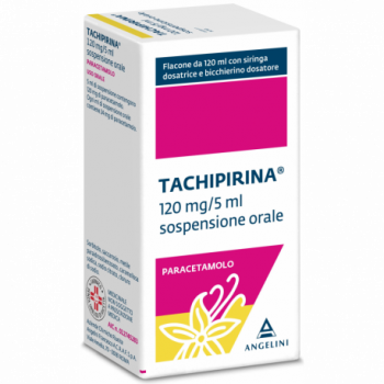 TACHIPIRINA 120 MG/5 ML SOSPENSIONE ORALE