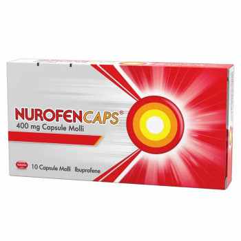 NUROFENCAPS 400MG IBUPROFENE DOLORE E FEBBRE 10 CAPSULE MOLLI