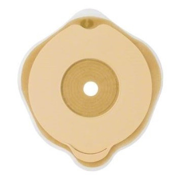 PLACCA PIANA FLEXIMA KEY 60 MM CON PROTETTORE CUTANEO IDROCOLLOIDALE E FLANGIA 5 PEZZI