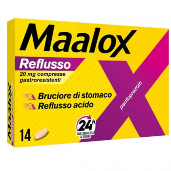 MAALOX REFLUSSO 20 MG PANTOPRAZOLO 14 COMPRESSE