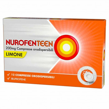 NUROFENTEEN 200MG IBUPROFENE FEBBRE E DOLORE GUSTO LIMONE 12CPR