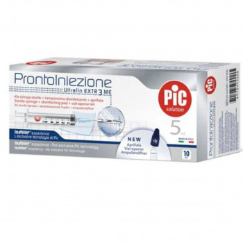 ARTSANA PIC PRONTO INIEZIONE SIRINGA CON AGO G23 5 ML 10 PEZZI