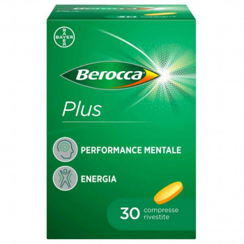 BAYER BEROCCA PLUS INTEGRATORE ENERGIA E CONCENTRAZIONE 30CPR