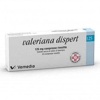 VALERIANA DISPERT 125MG CONTRO TENSIONE NERVOSA 20 COMPRESSE RIVESTITE