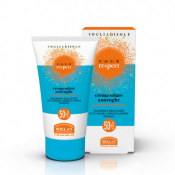 VOGLIADISOLE FOUR RESPECT CREMA SOLARE ANTIRUGHE SPF50+ 50 ML