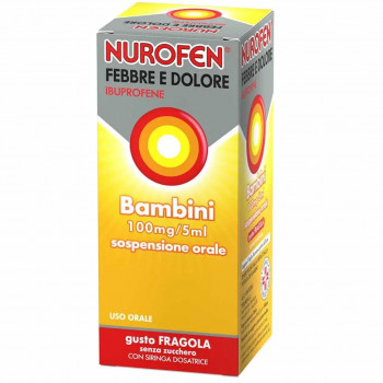 NUROFEN FEBBRE E DOLORE BAMBINI 100MG/5ML GUSTO FRAGOLA 150ML