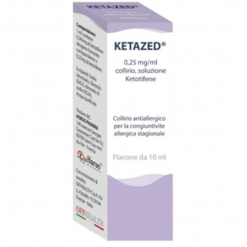 KETAZED 0,25MG/ML COLLIRIO CON CONTAGOCCE 10ML